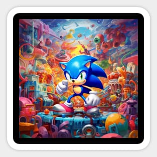 THE WORLD OF SONIC Sticker